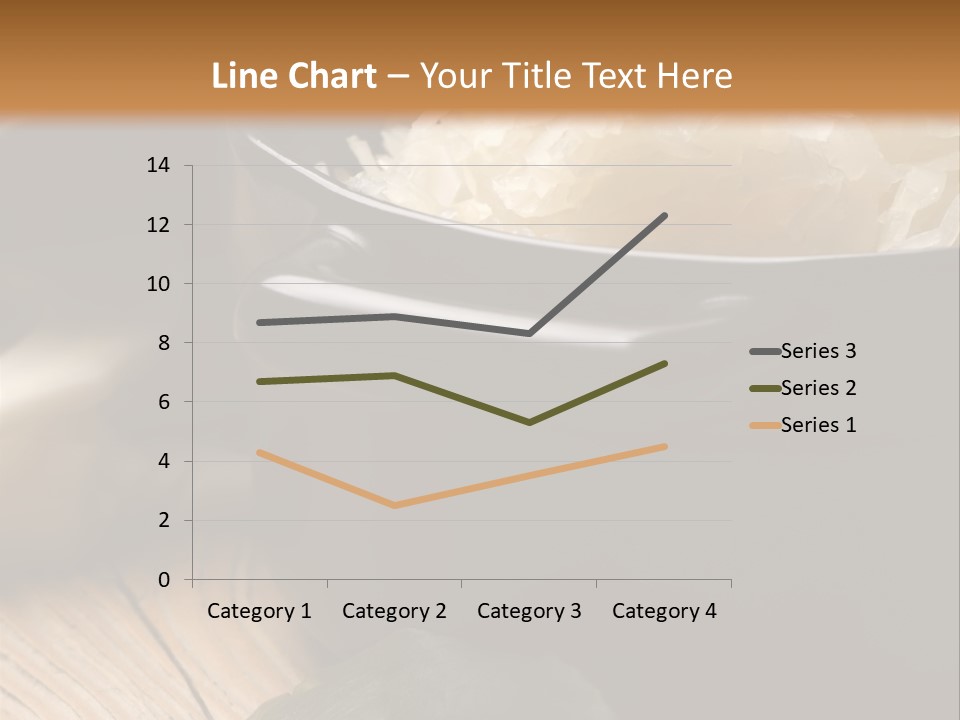 Freshness German Cuisine Sauerkraut PowerPoint Template