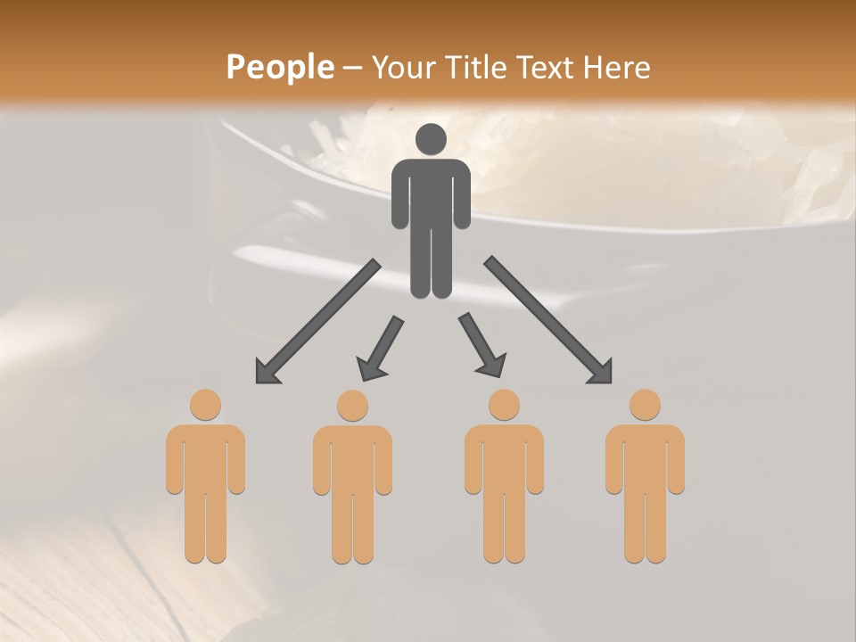 Freshness German Cuisine Sauerkraut PowerPoint Template