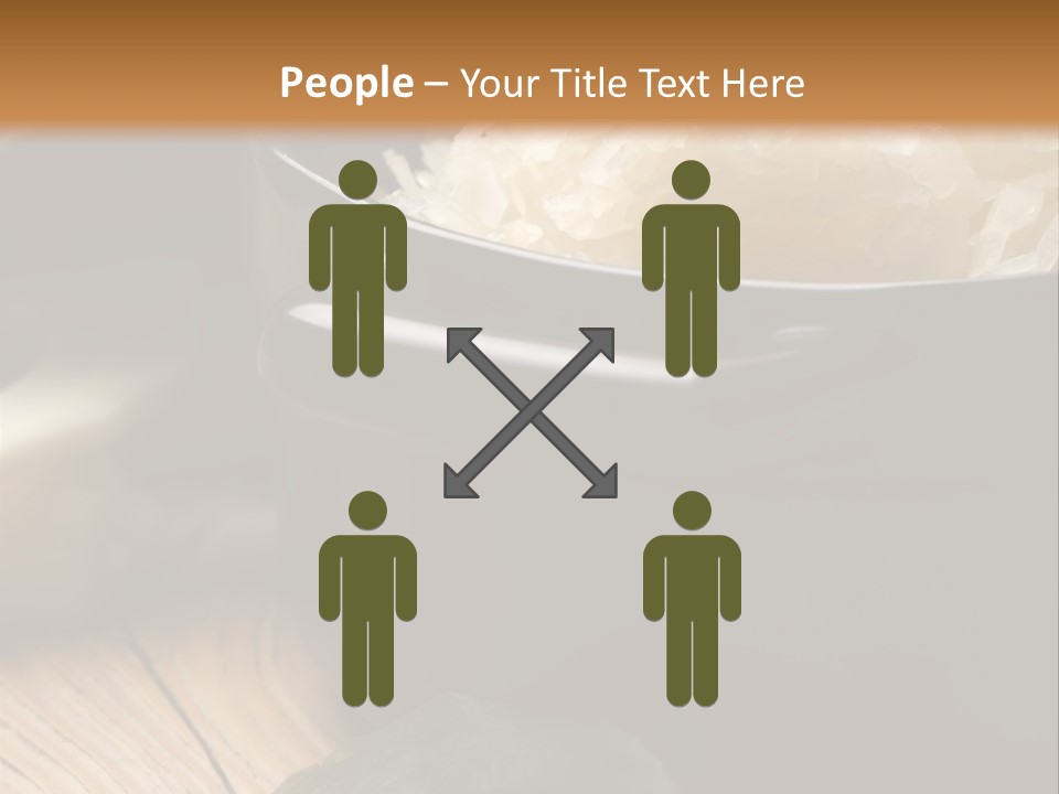 Freshness German Cuisine Sauerkraut PowerPoint Template