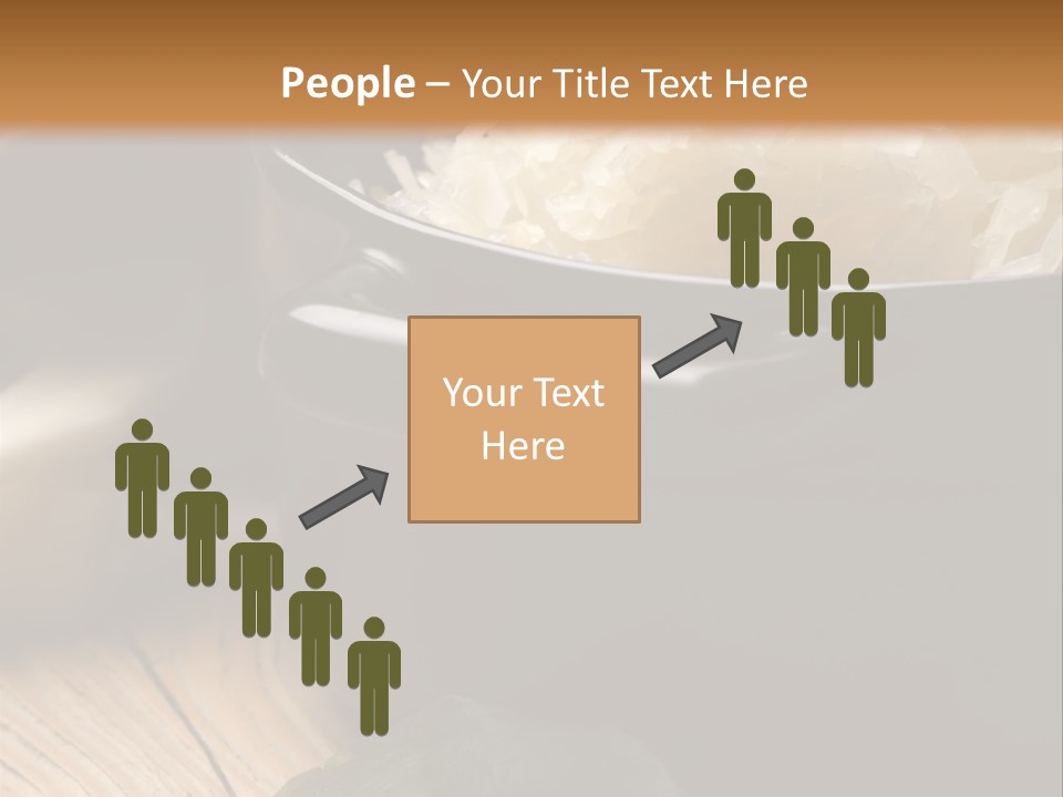 Freshness German Cuisine Sauerkraut PowerPoint Template