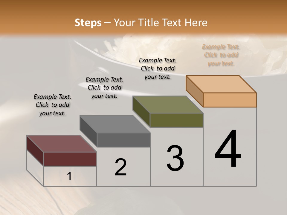 Freshness German Cuisine Sauerkraut PowerPoint Template