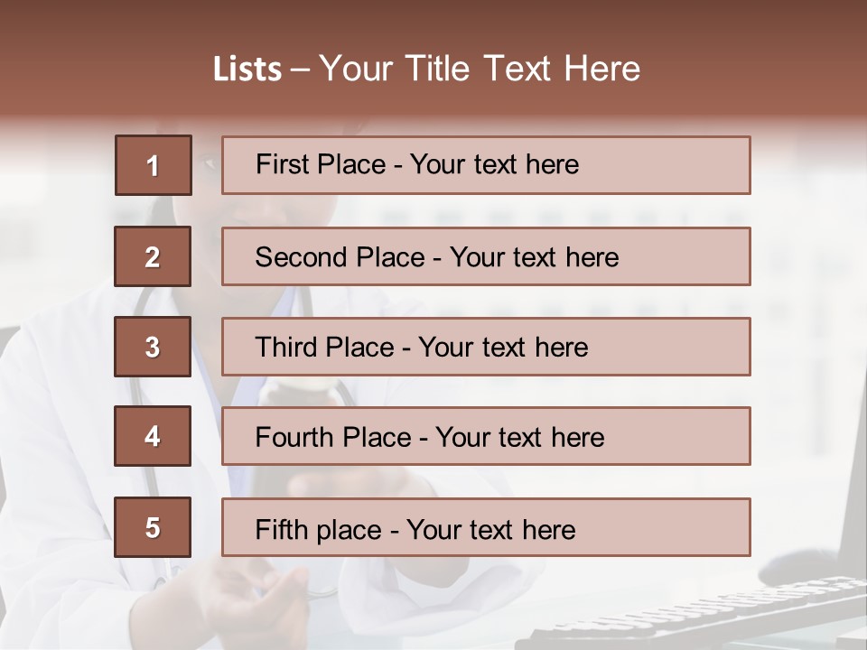 Medical Occupation Office PowerPoint Template