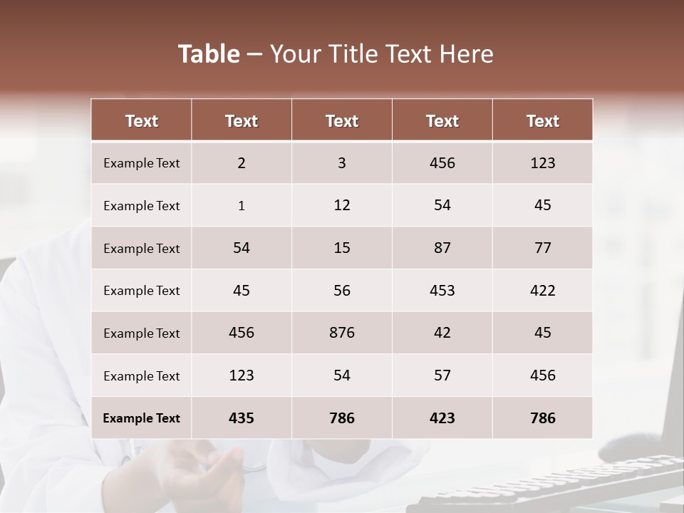 Medical Occupation Office PowerPoint Template