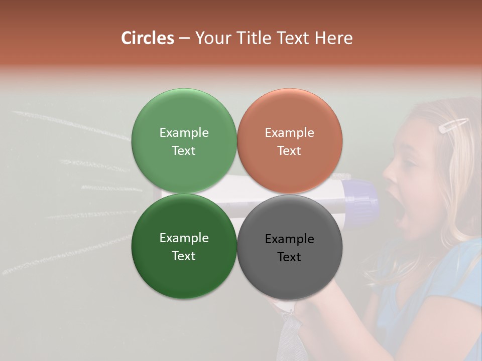 Talking Shout Scream PowerPoint Template