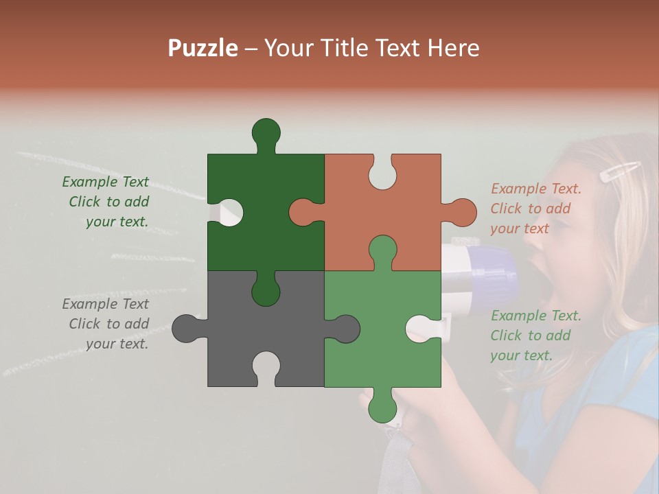 Talking Shout Scream PowerPoint Template