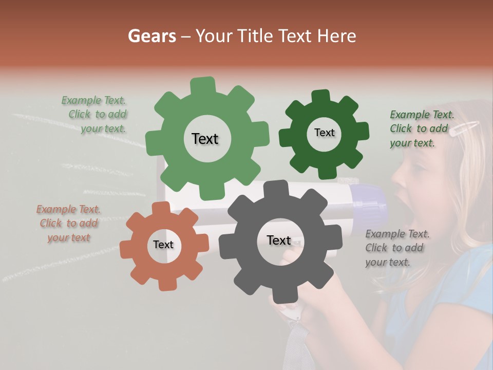 Talking Shout Scream PowerPoint Template