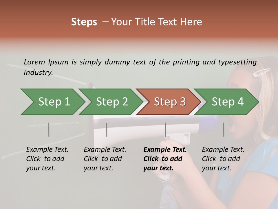 Talking Shout Scream PowerPoint Template