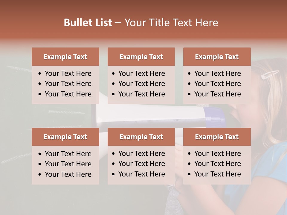 Talking Shout Scream PowerPoint Template