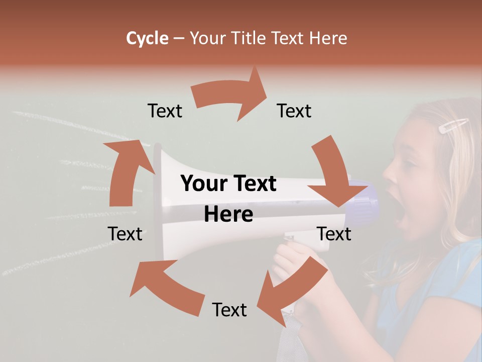 Talking Shout Scream PowerPoint Template