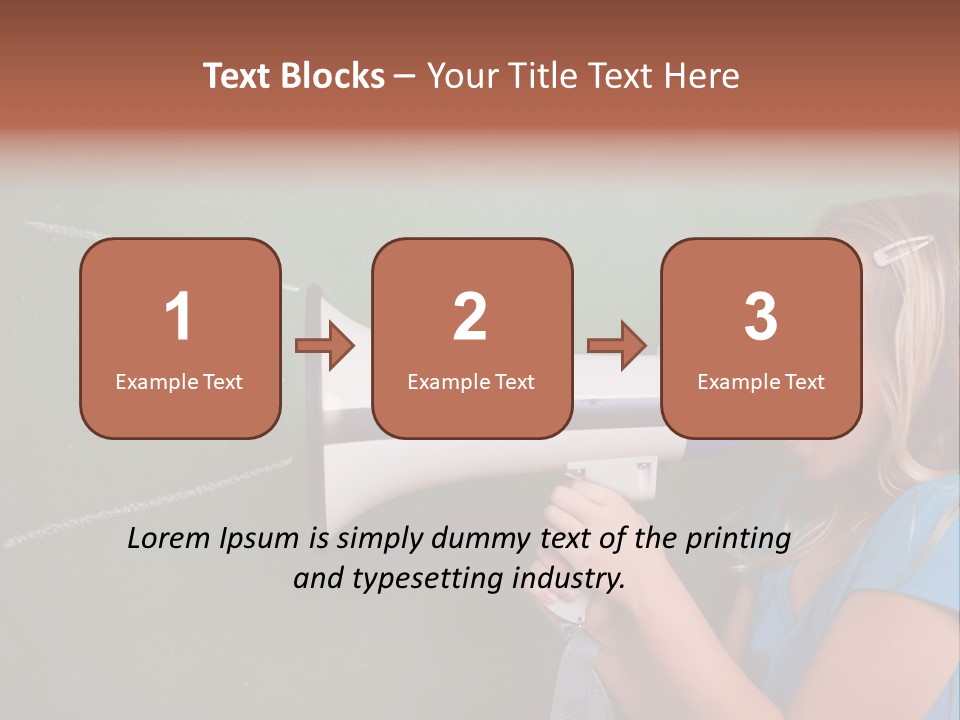 Talking Shout Scream PowerPoint Template