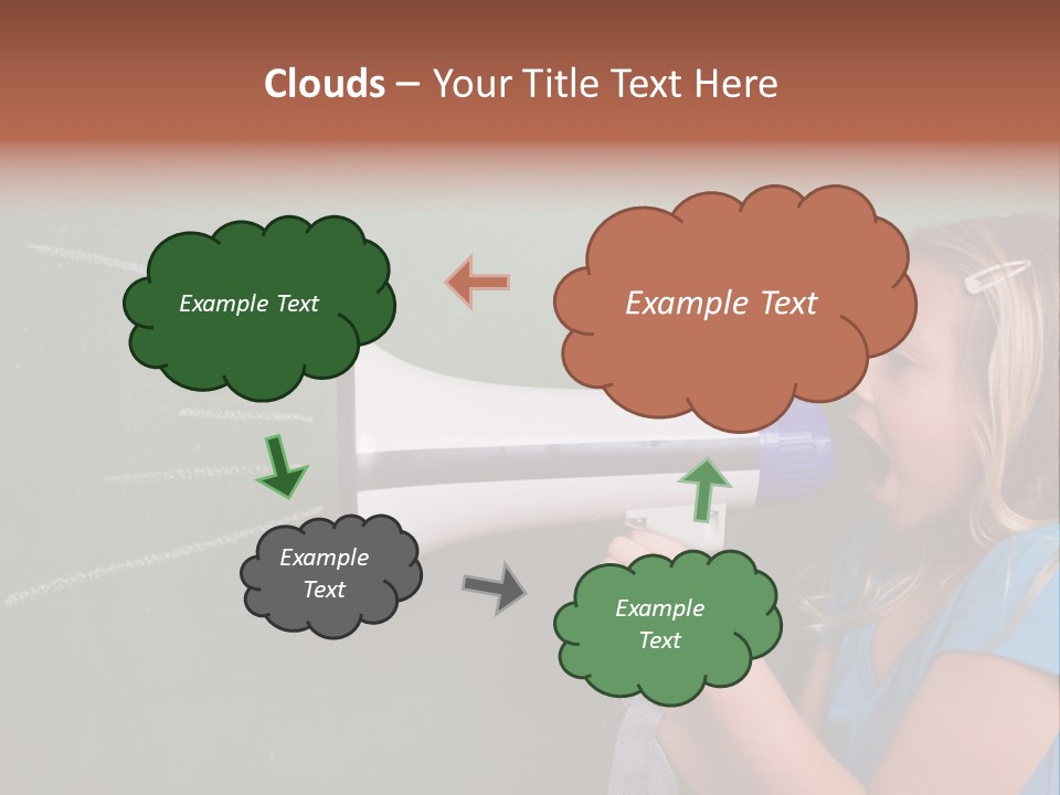 Talking Shout Scream PowerPoint Template