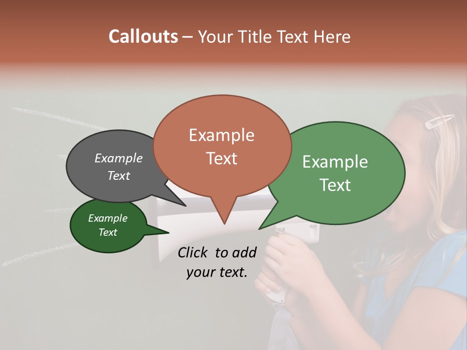 Talking Shout Scream PowerPoint Template