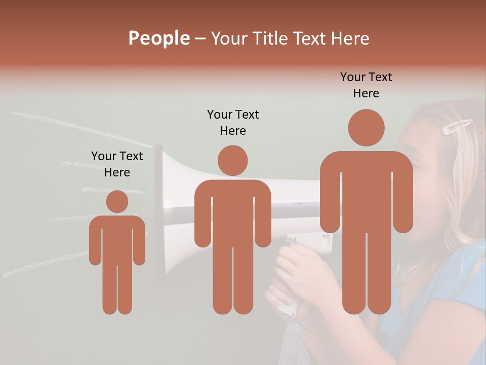 Talking Shout Scream PowerPoint Template