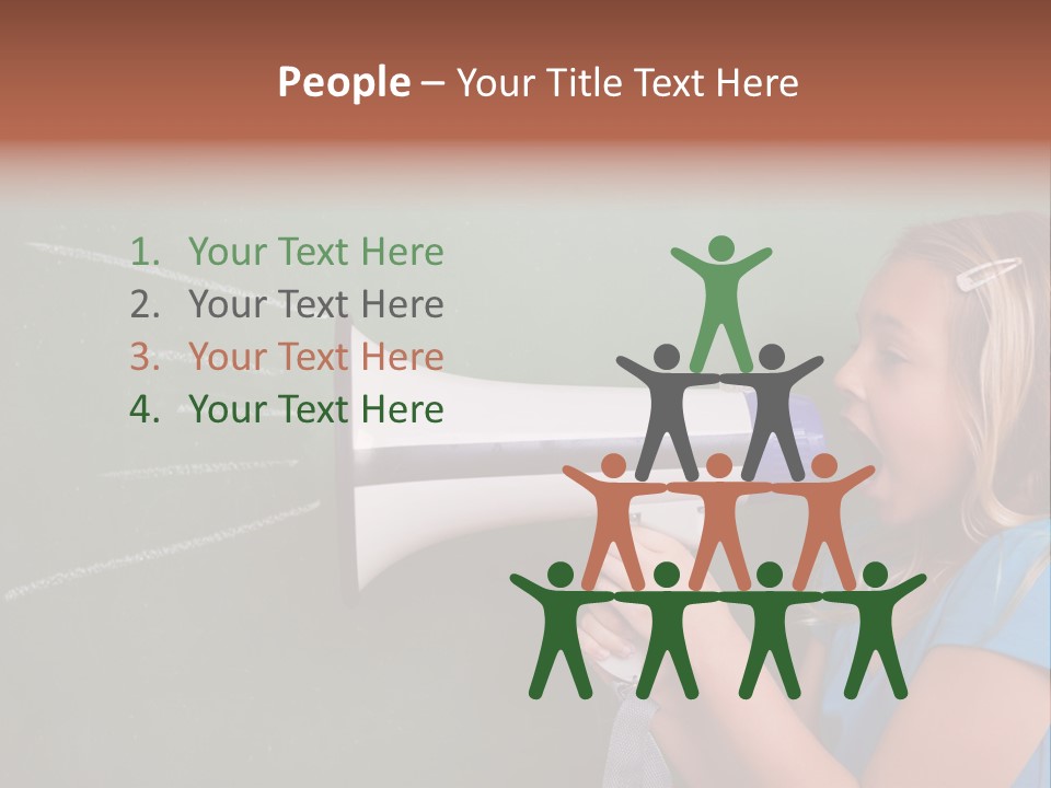 Talking Shout Scream PowerPoint Template