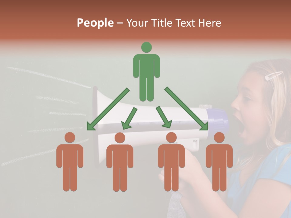 Talking Shout Scream PowerPoint Template