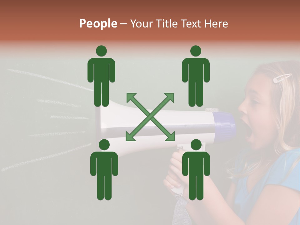 Talking Shout Scream PowerPoint Template