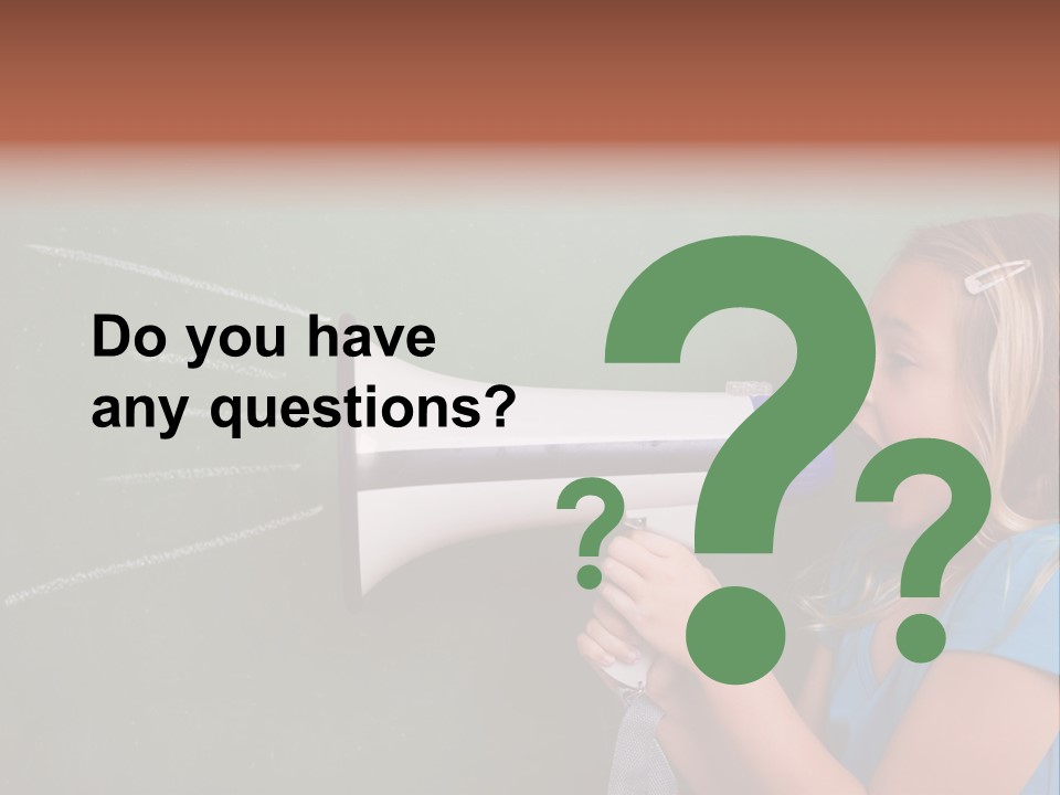 Talking Shout Scream PowerPoint Template