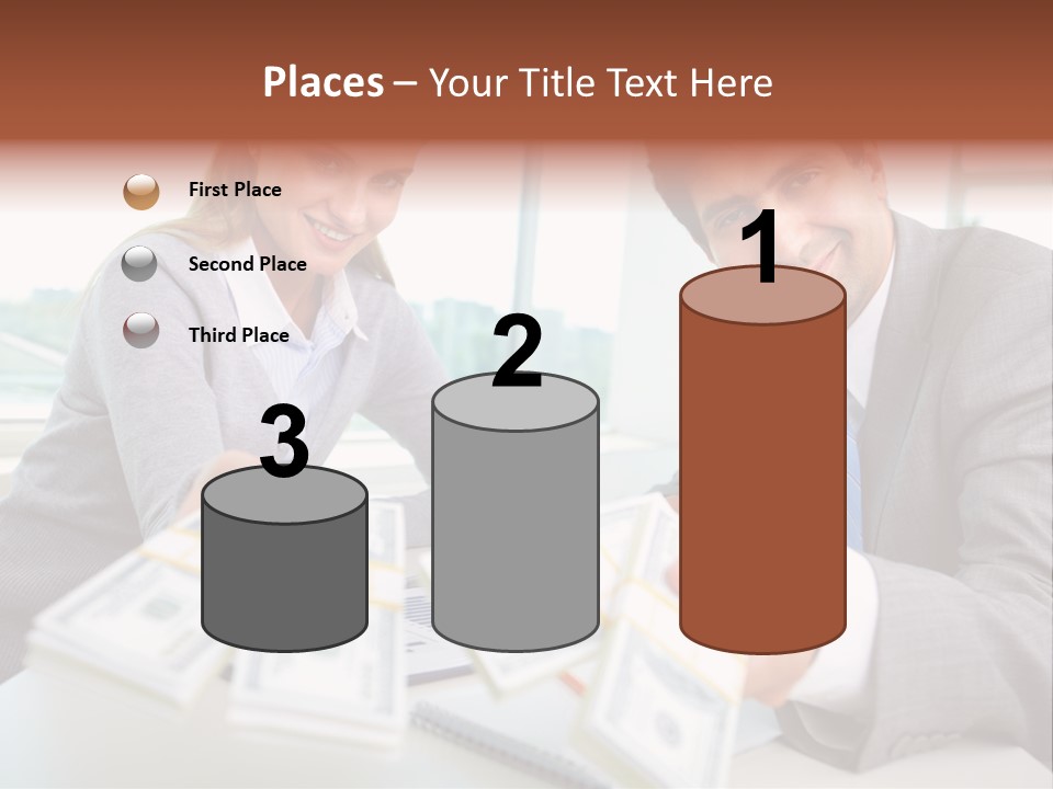 Manager Working Banking PowerPoint Template