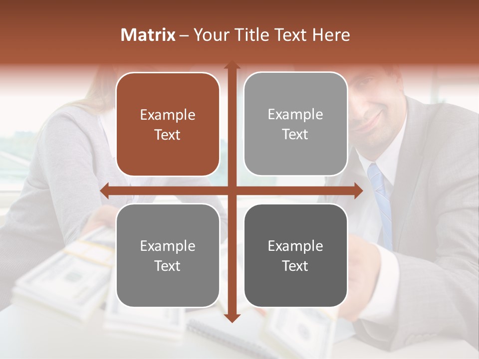 Manager Working Banking PowerPoint Template