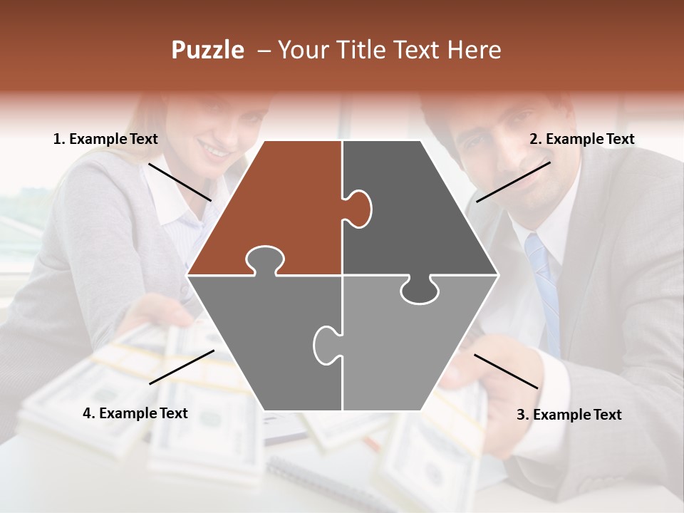 Manager Working Banking PowerPoint Template