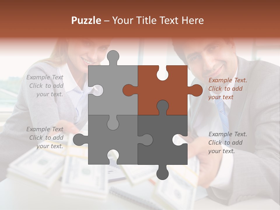 Manager Working Banking PowerPoint Template