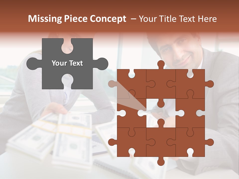 Manager Working Banking PowerPoint Template