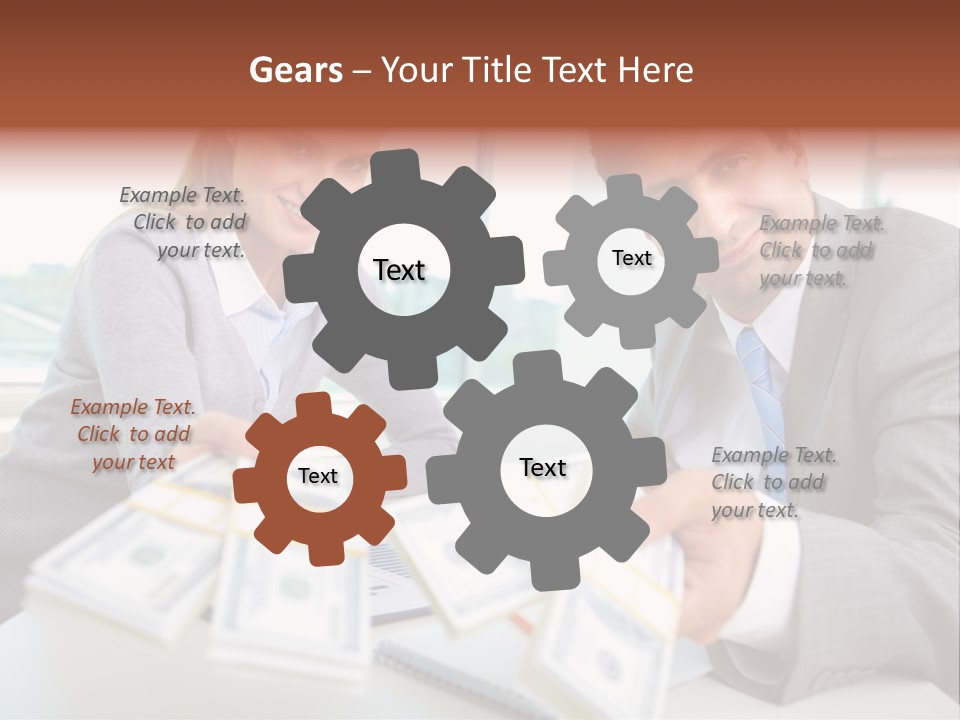 Manager Working Banking PowerPoint Template