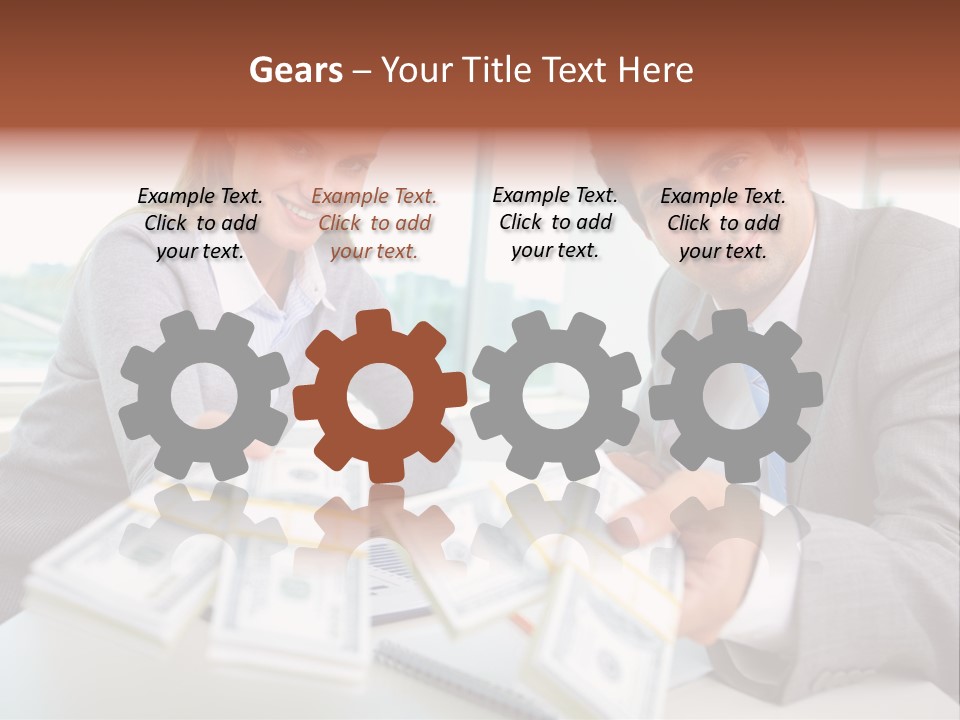 Manager Working Banking PowerPoint Template