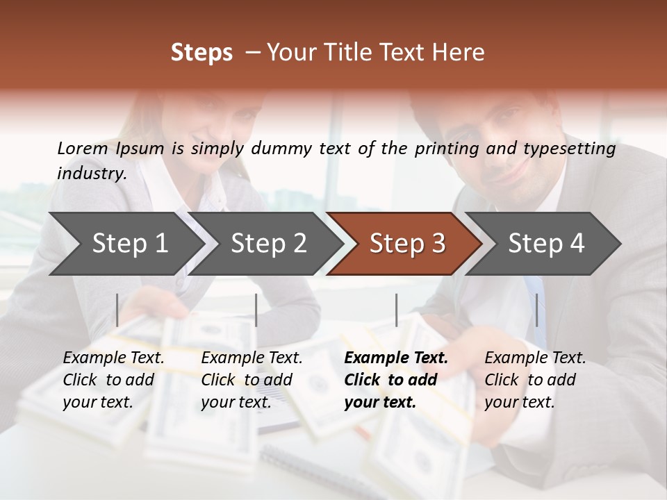 Manager Working Banking PowerPoint Template