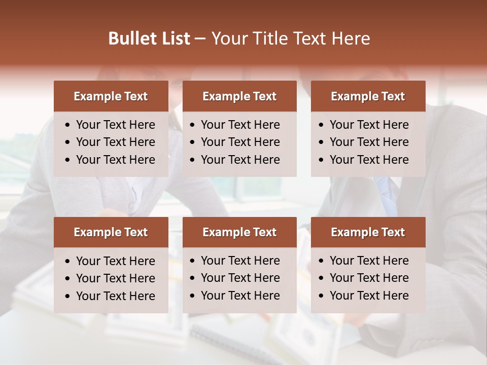 Manager Working Banking PowerPoint Template