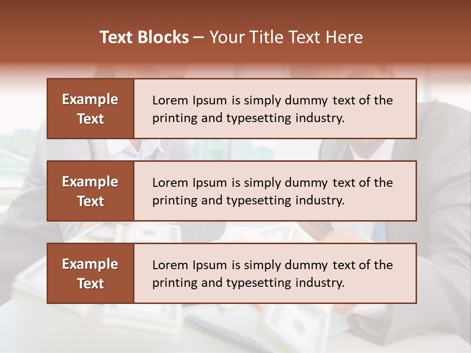 Manager Working Banking PowerPoint Template
