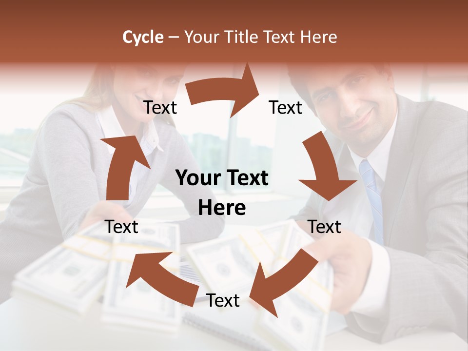 Manager Working Banking PowerPoint Template