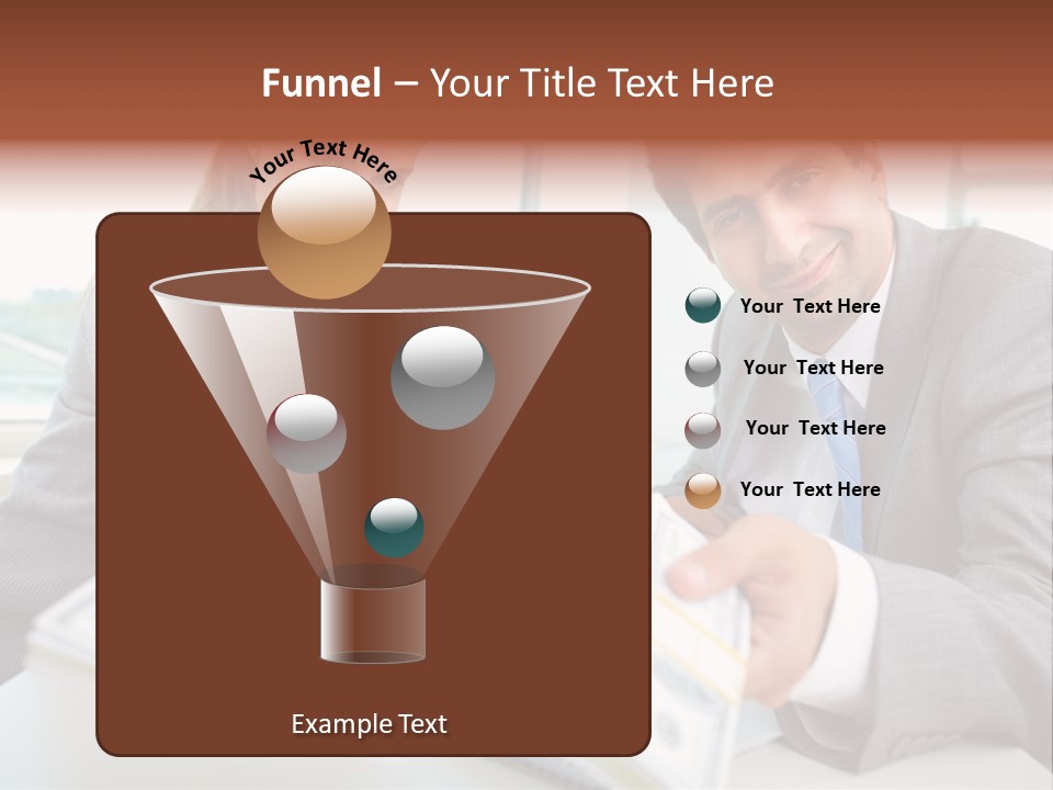 Manager Working Banking PowerPoint Template