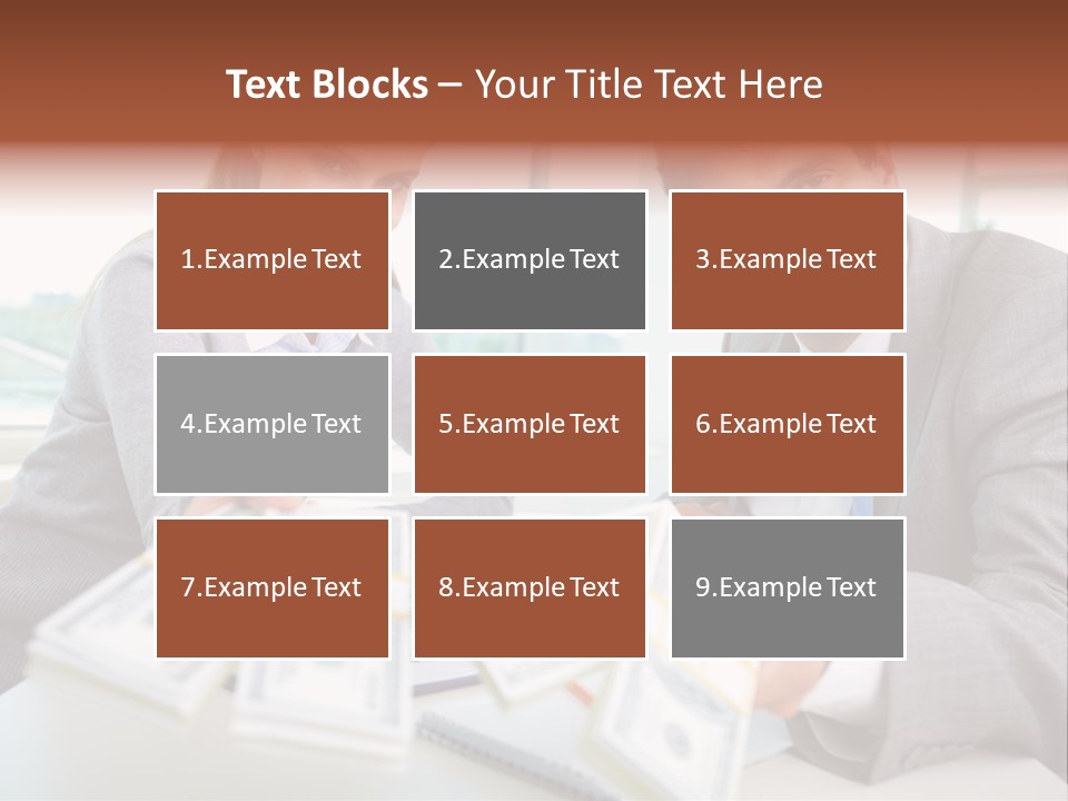 Manager Working Banking PowerPoint Template