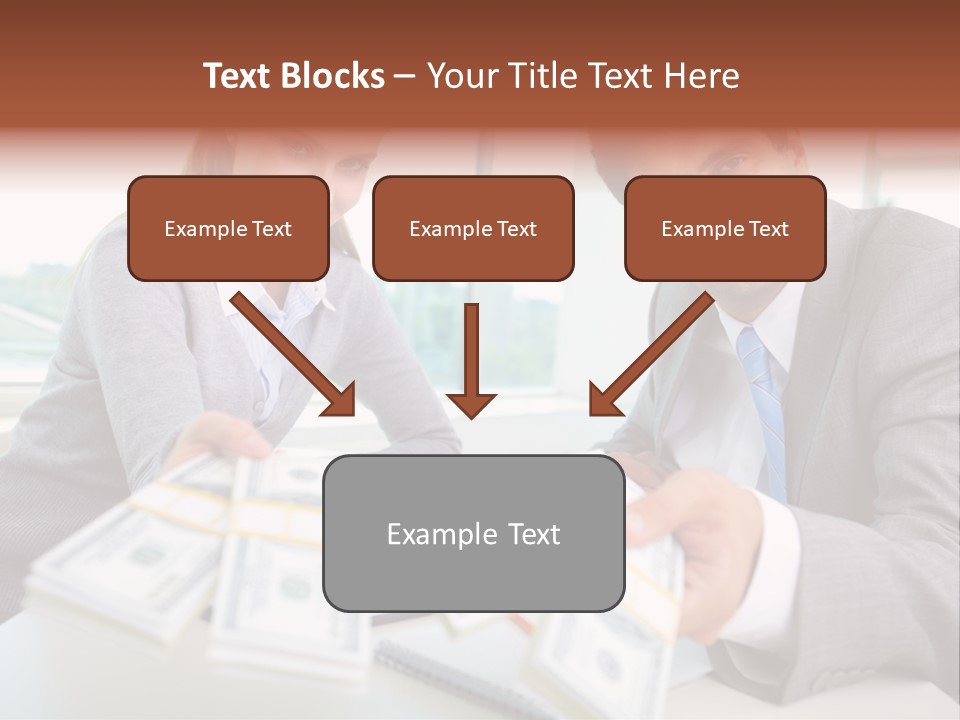 Manager Working Banking PowerPoint Template