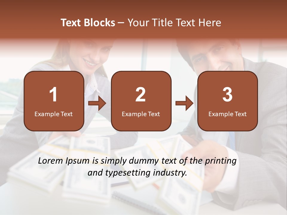 Manager Working Banking PowerPoint Template