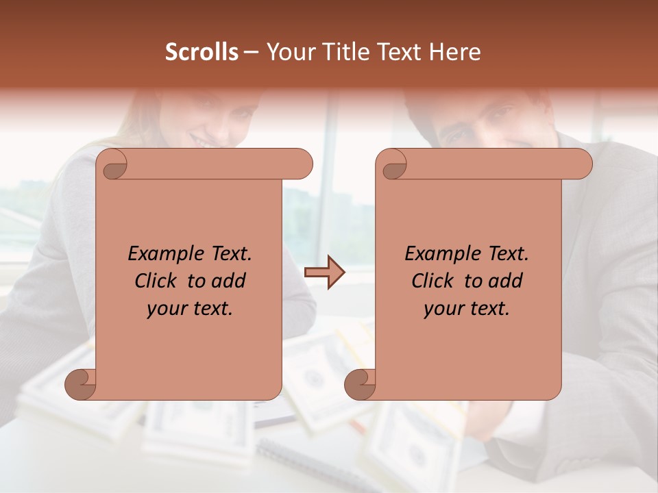 Manager Working Banking PowerPoint Template
