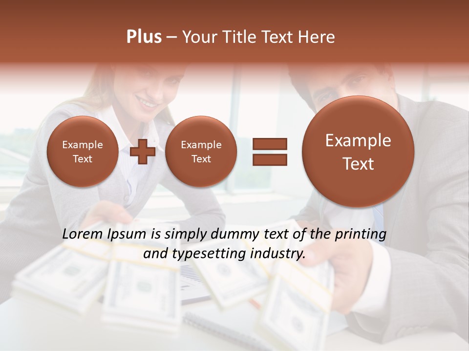 Manager Working Banking PowerPoint Template