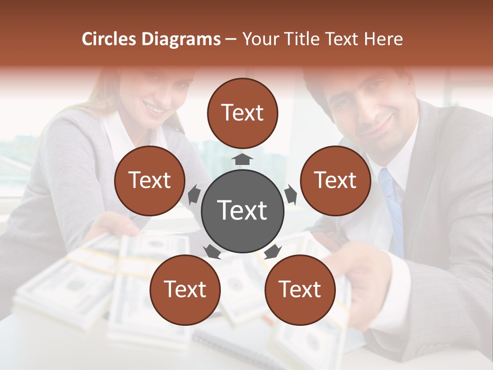 Manager Working Banking PowerPoint Template