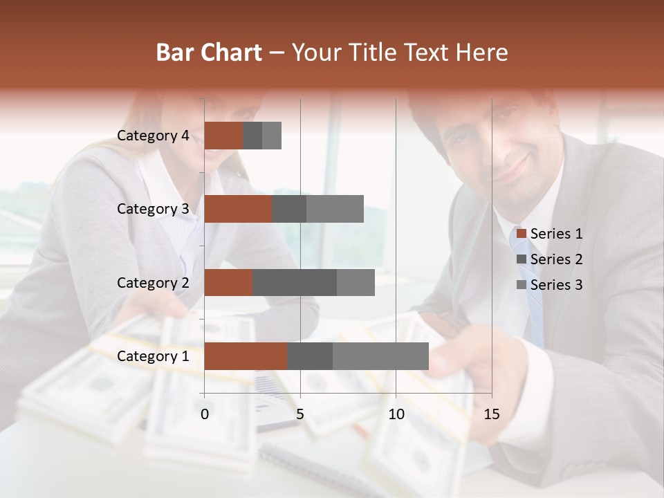 Manager Working Banking PowerPoint Template