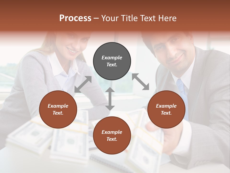 Manager Working Banking PowerPoint Template