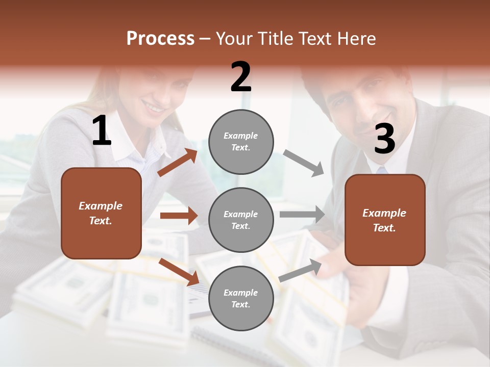 Manager Working Banking PowerPoint Template