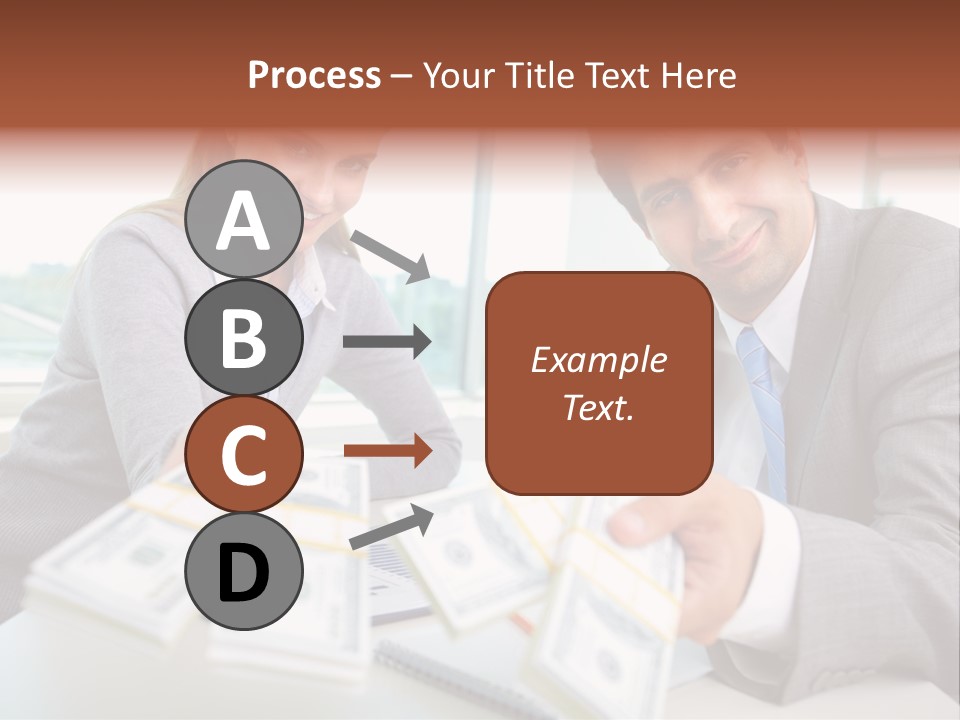 Manager Working Banking PowerPoint Template