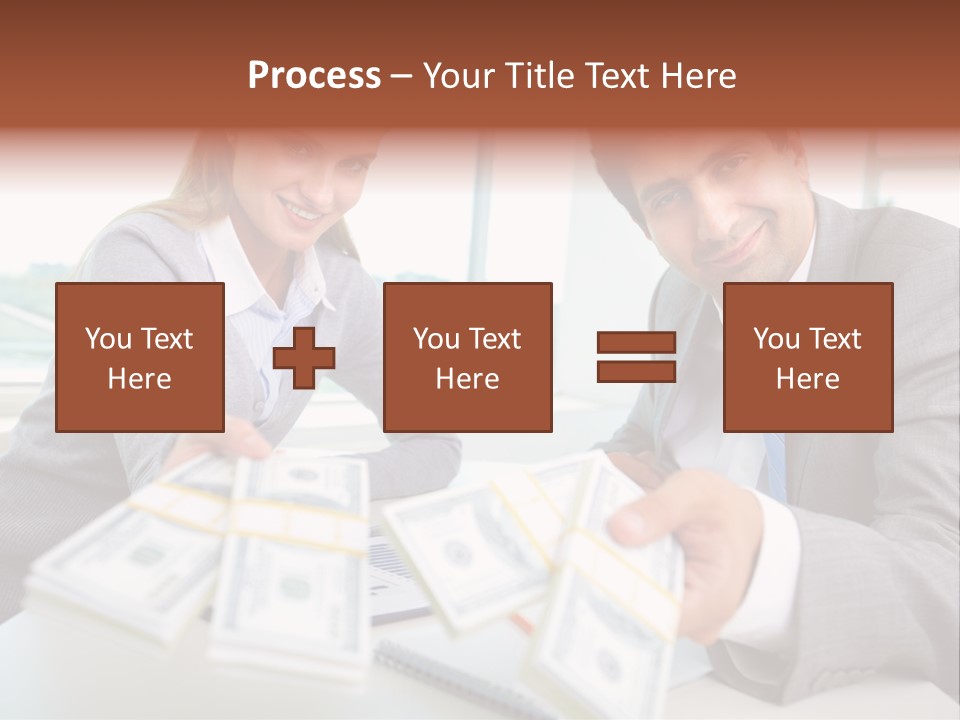 Manager Working Banking PowerPoint Template