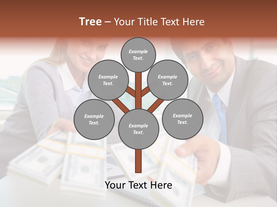 Manager Working Banking PowerPoint Template