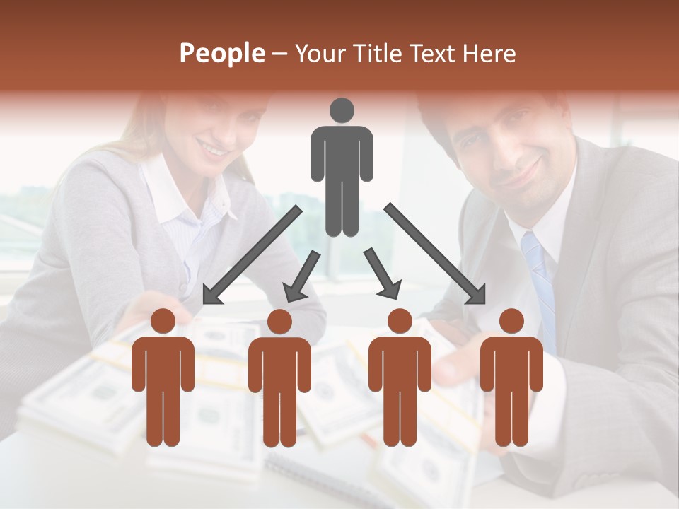 Manager Working Banking PowerPoint Template