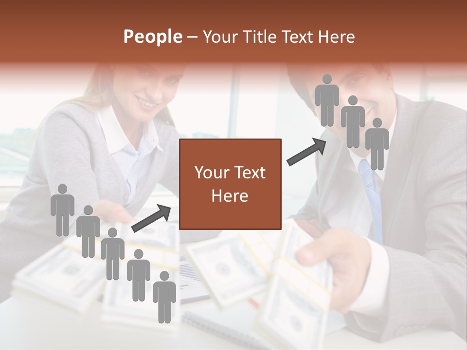 Manager Working Banking PowerPoint Template