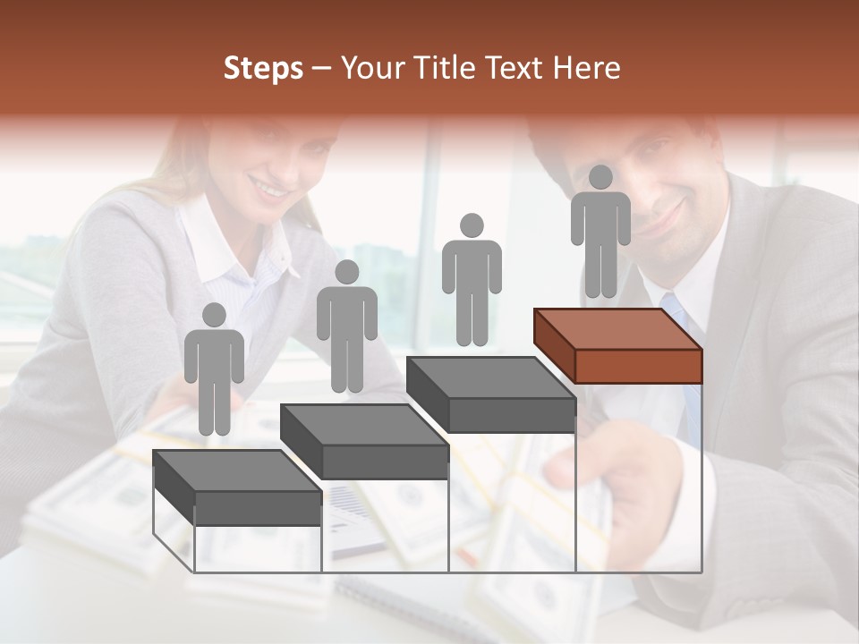 Manager Working Banking PowerPoint Template