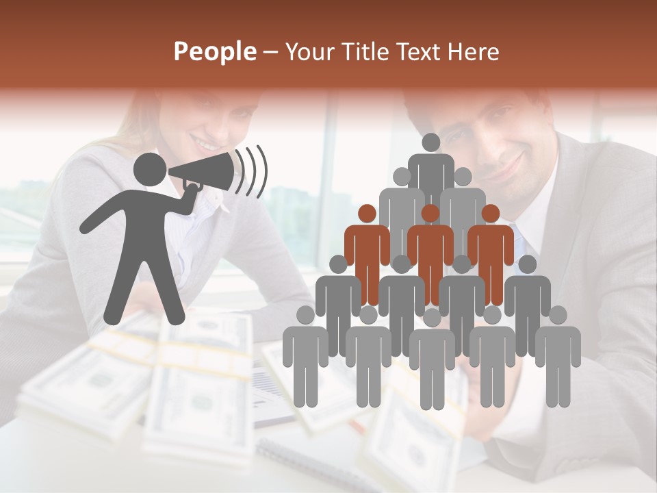 Manager Working Banking PowerPoint Template