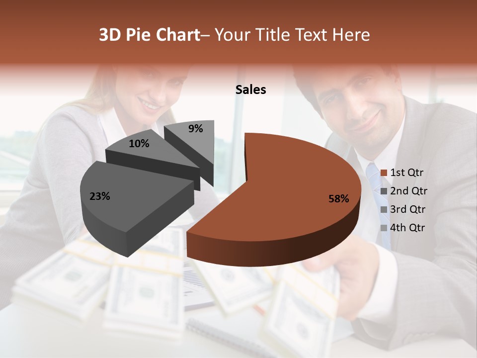 Manager Working Banking PowerPoint Template